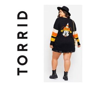 TORRID Disney Halloween Minnie Mouse Cardigan Sweater